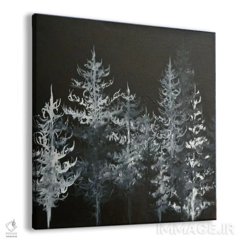 تابلو درختان سیاه اثر امیلی ماگون - نمای پرسپکتیو محصول