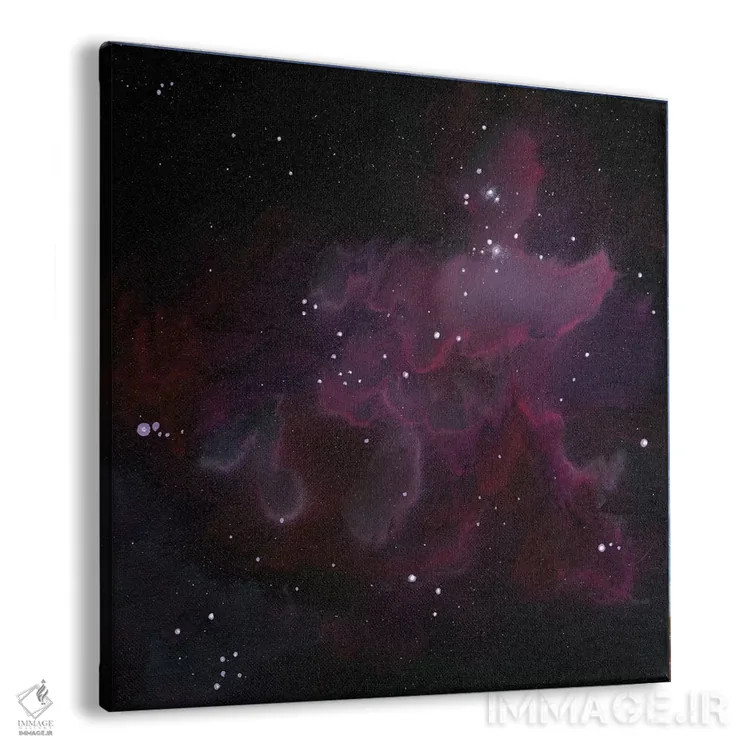 تابلو سحابی یک اثر امیلی ماگون - نمای پرسپکتیو محصول