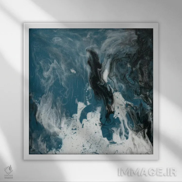 تابلو پوره ده اثر امیلی ماگون - نمای قابدار سفید