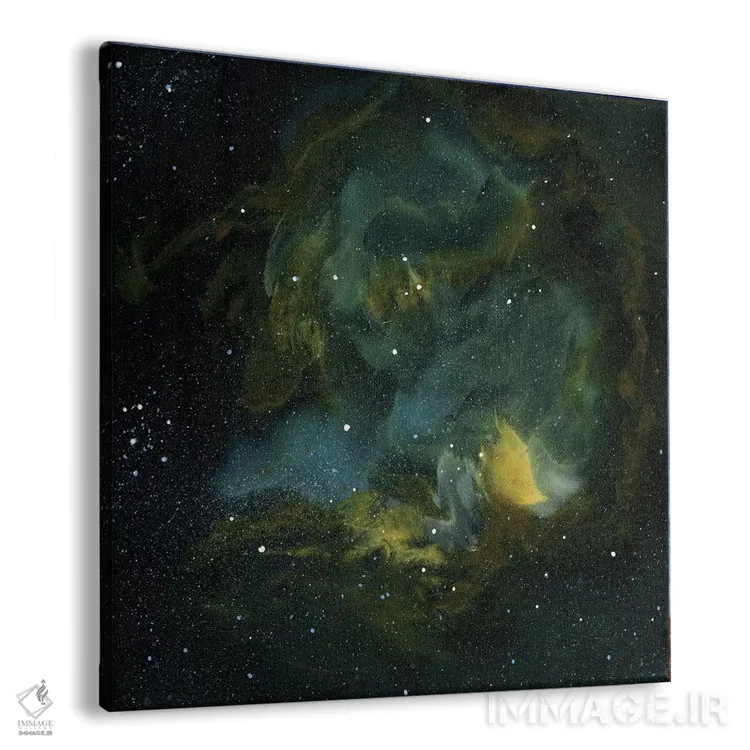 تابلو سحابی دو اثر امیلی ماگون - نمای پرسپکتیو محصول