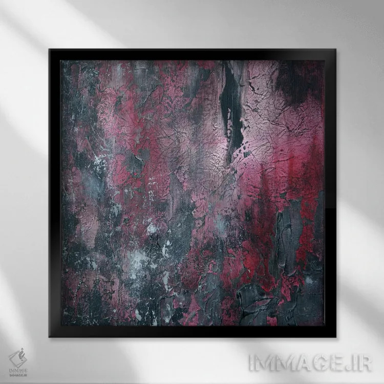 تابلو یک اثر امیلی ماگون - نمای قابدار مشکی