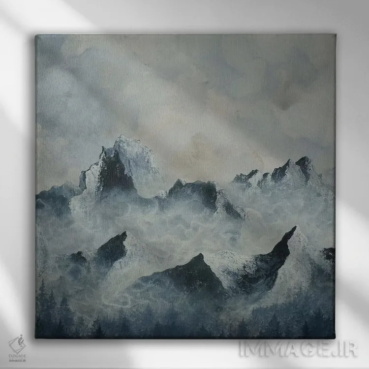 تابلو پنل سهلت حیاط یک اثر امیلی ماگون - نمای روبهرو روی دیوار