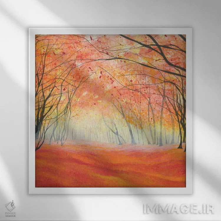 تابلو سرنوشت اثر امیلی ماگون - نمای قابدار سفید