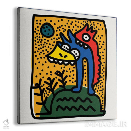 تابلو عشق گزنده فانکی اثر امانوئل سیگنورینو - نمای پرسپکتیو محصول