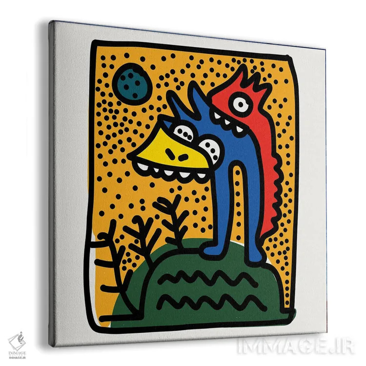 تابلو عشق گزنده فانکی اثر امانوئل سیگنورینو - نمای پرسپکتیو محصول