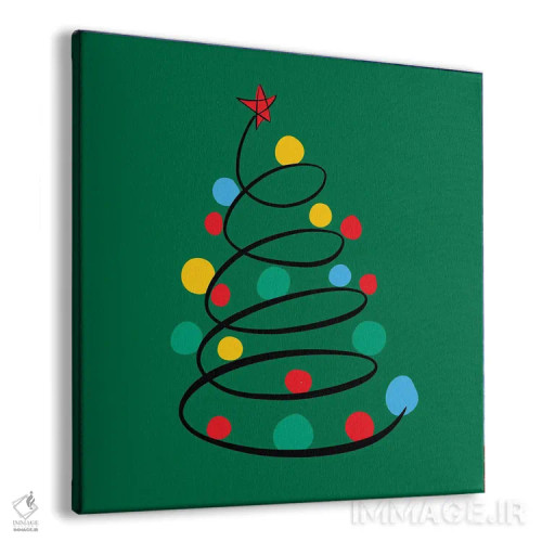 تابلو درخت کریسمس اثر امانوئل سیگنورینو - نمای پرسپکتیو محصول