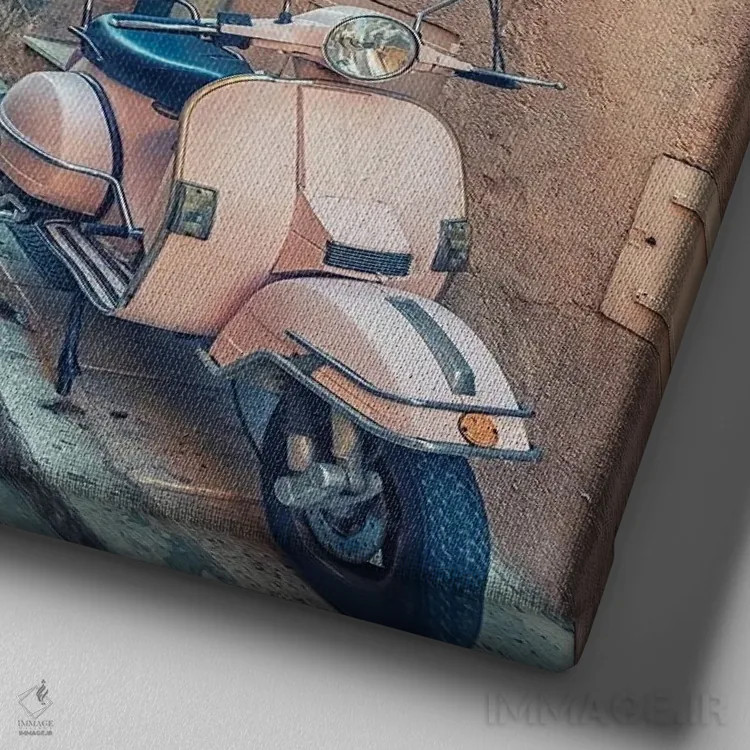 تابلو خیابان سن تروپه اثر مانجیک پیکچرز (استودیو عکاسی یا فیلمسازی) - نمای نزدیک بافت بوم