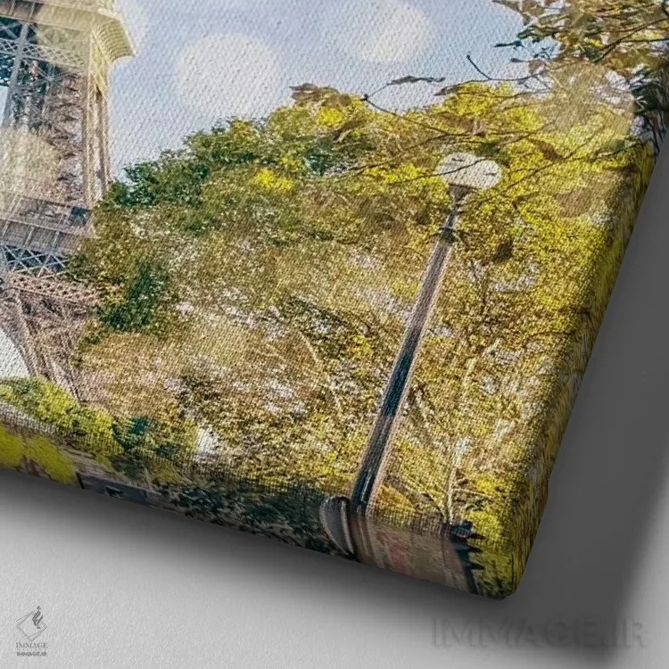 تابلو نور زیبا در پاریس اثر مانجیک پیکچرز (استودیو عکاسی یا فیلمسازی) - نمای نزدیک بافت بوم