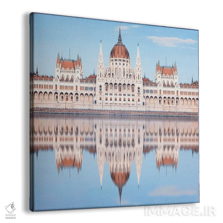 تابلو انعکاس ساختمان پارلمان مجارستان اثر مانجیک پیکچرز (استودیو عکاسی یا فیلمسازی) - نمای پرسپکتیو محصول