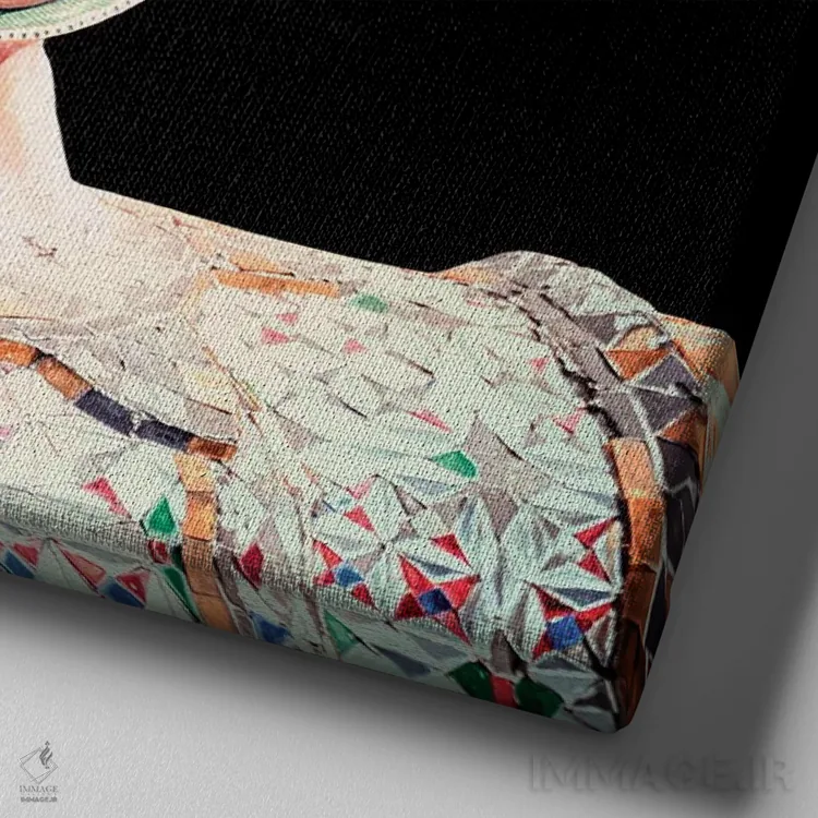 تابلو سر غولآسا اثر مانجیک پیکچرز (استودیو عکاسی یا فیلمسازی) - نمای نزدیک بافت بوم