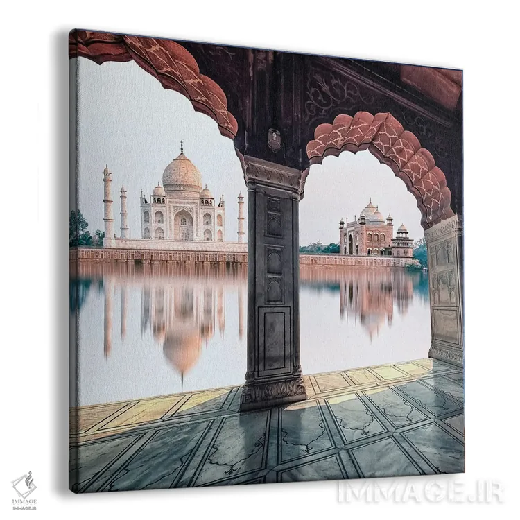 تابلو تاج محل کنار طاق اثر مانجیک پیکچرز (استودیو عکاسی یا فیلمسازی) - نمای پرسپکتیو محصول