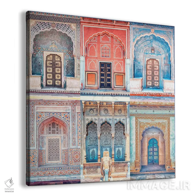 تابلو سبک راجستان اثر مانجیک پیکچرز (استودیو عکاسی یا فیلمسازی) - نمای پرسپکتیو محصول