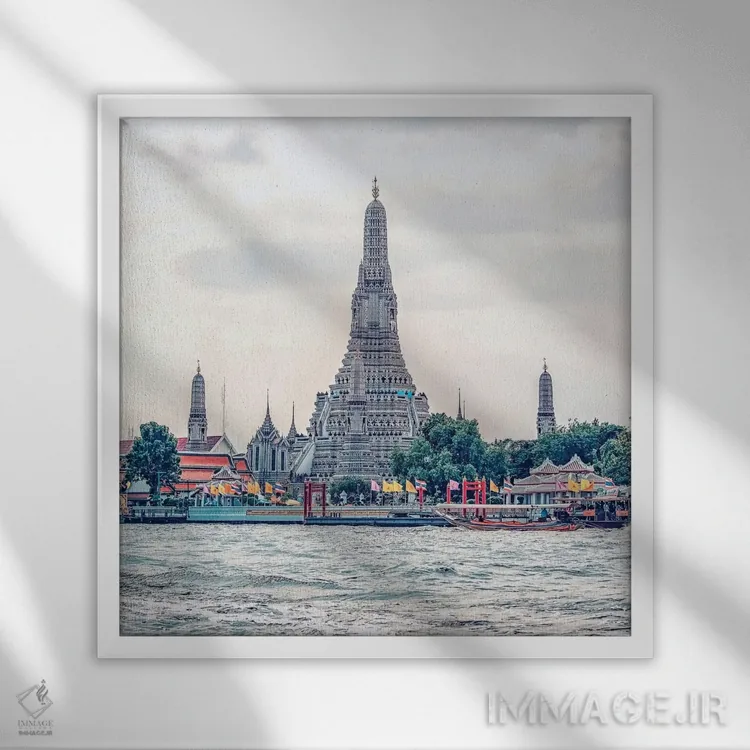 تابلو معبد آرون اثر مانجیک پیکچرز (استودیو عکاسی یا فیلمسازی) - نمای قابدار سفید