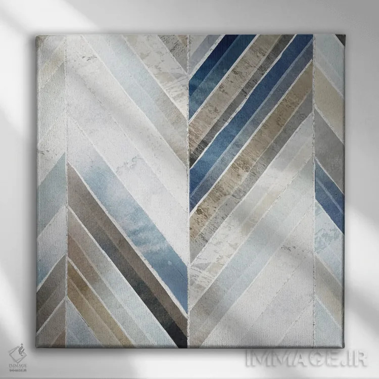 تابلو نقش شاهماهی مستقیم اثر اما پیل - نمای روبهرو روی دیوار