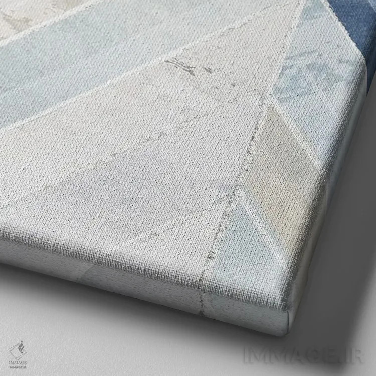 تابلو نقش شاهماهی مستقیم اثر اما پیل - نمای نزدیک بافت بوم