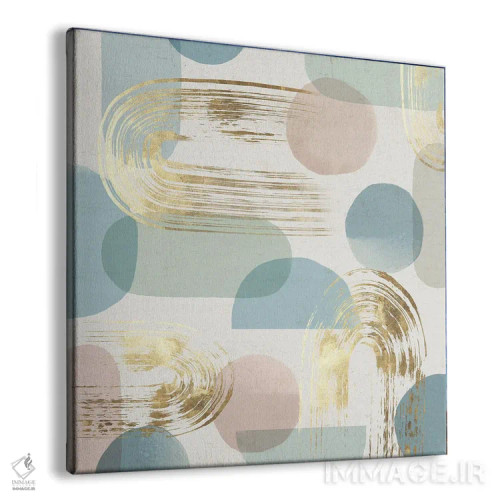 تابلو هندسی ساده ۱ اثر اما پیل - نمای پرسپکتیو محصول