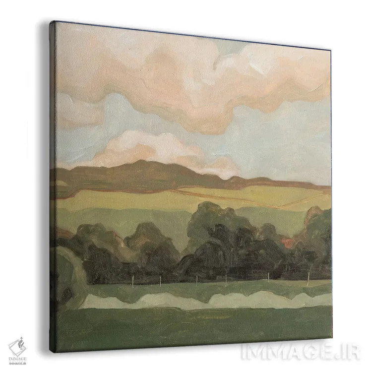 تابلو شبهنگام اخرایی ۱ اثر اما اسکاروی - نمای پرسپکتیو محصول