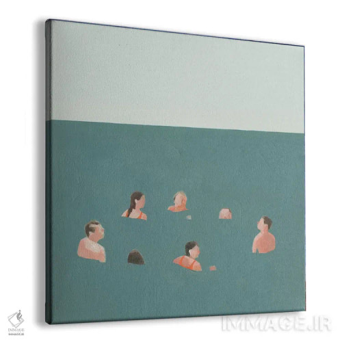 تابلو شناگران ۱ اثر اما اسکاروی - نمای پرسپکتیو محصول