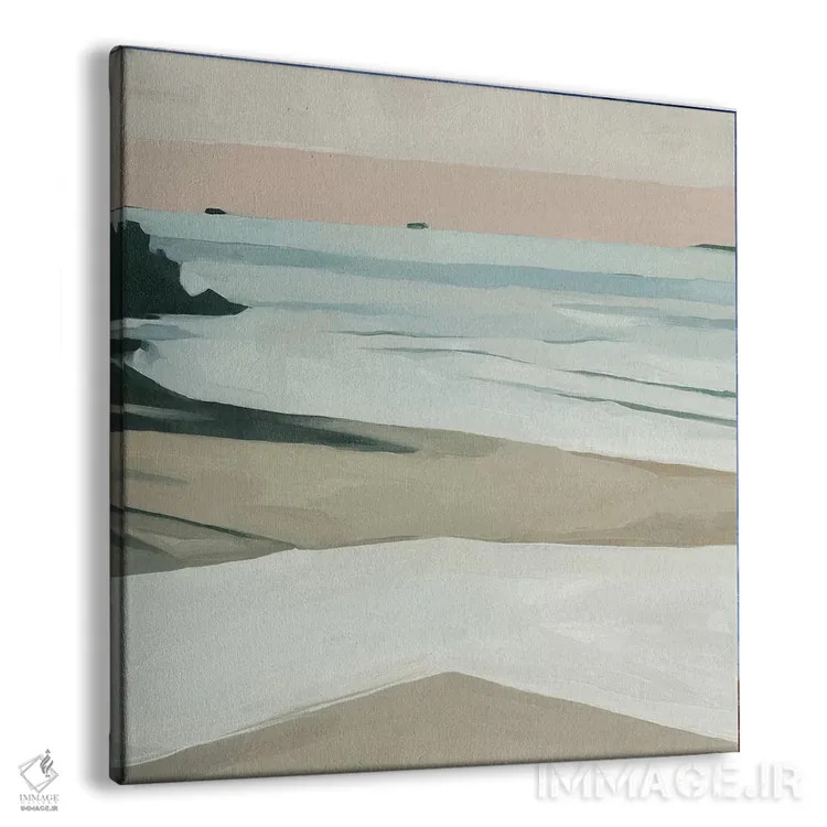 تابلو خطوط ساحلی ۲ اثر اما اسکاروی - نمای پرسپکتیو محصول
