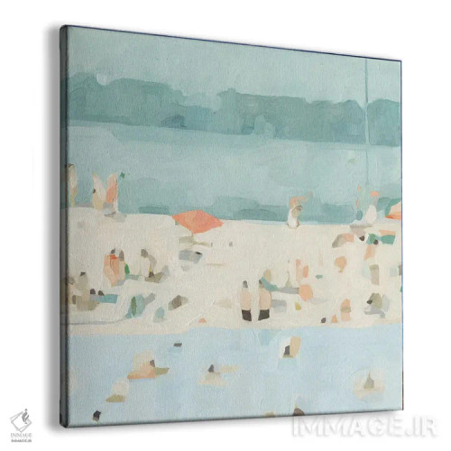 تابلو نوار شن شیشه دریا ۲ اثر اما اسکاروی - نمای پرسپکتیو محصول