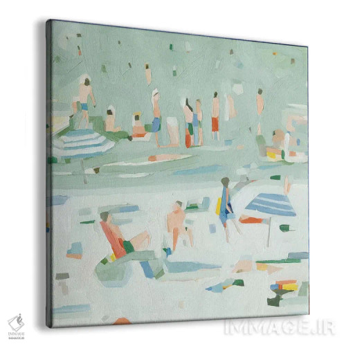 تابلو کاغذ رنگی تابستانی ۲ اثر اما اسکاروی - نمای پرسپکتیو محصول