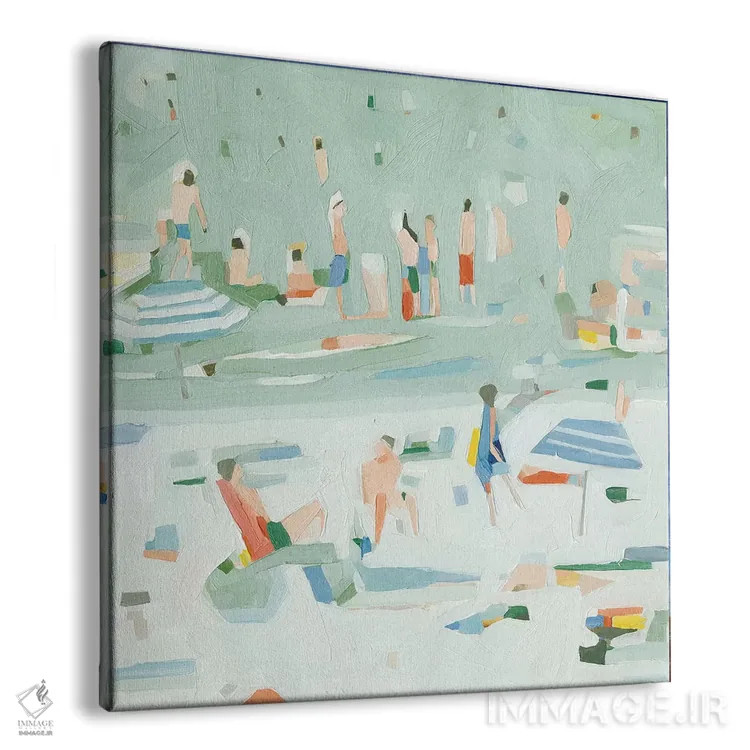 تابلو کاغذ رنگی تابستانی ۲ اثر اما اسکاروی - نمای پرسپکتیو محصول