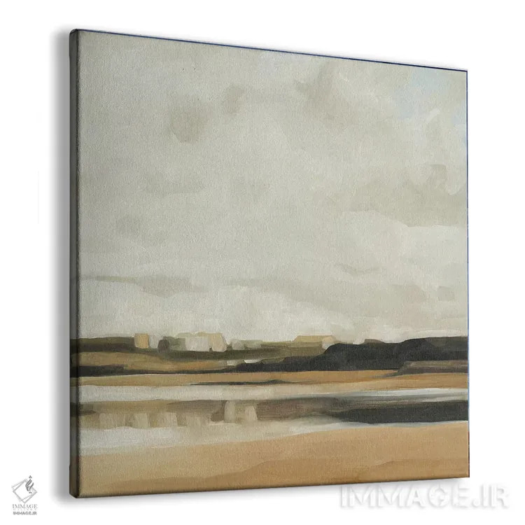 تابلو پیادهروی در جزر و مد ۲ (سواحل آلمان) اثر اما اسکاروی - نمای پرسپکتیو محصول
