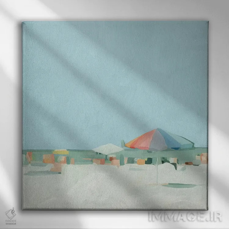 تابلو پالت تابستانی ۲ اثر اما اسکاروی - نمای روبهرو روی دیوار