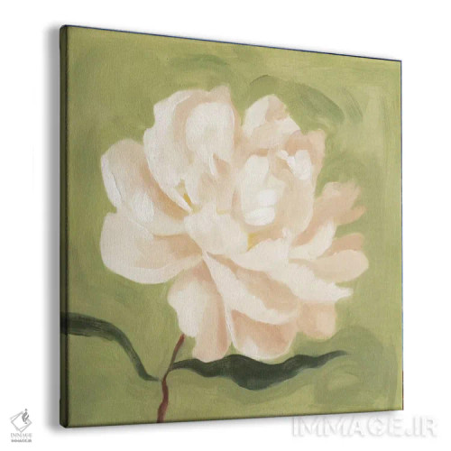 تابلو گل صدتومانی بر زیتون ۱ اثر اما اسکاروی - نمای پرسپکتیو محصول