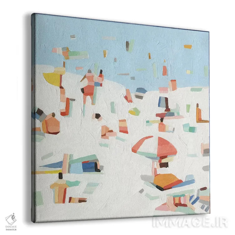 تابلو کاغذ رنگی تابستانی ۳ اثر اما اسکاروی - نمای پرسپکتیو محصول