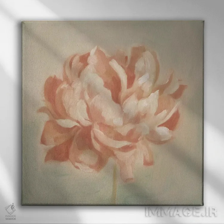 تابلو صدتومانی بهاری ۲ اثر اما اسکاروی - نمای روبهرو روی دیوار