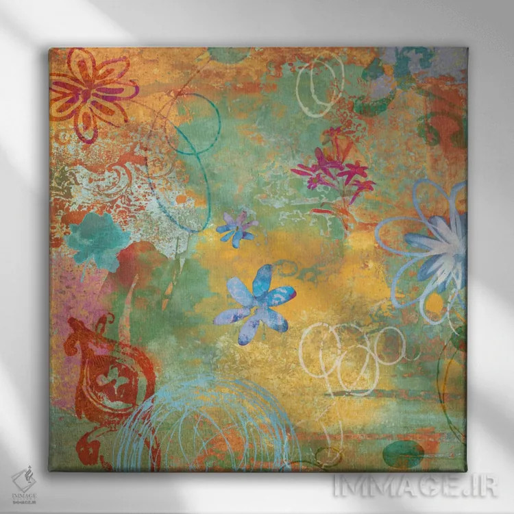 تابلو آرمانشهر نوین ۲ اثر امیلی دان - نمای روبهرو روی دیوار