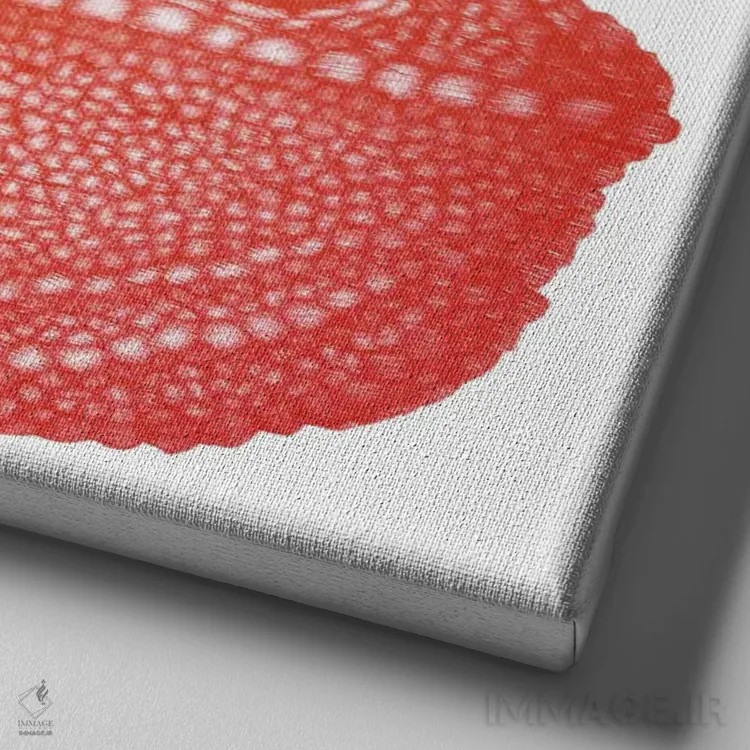 تابلو آفتابپرست گرباورهای اثر الا مازور - نمای نزدیک بافت بوم