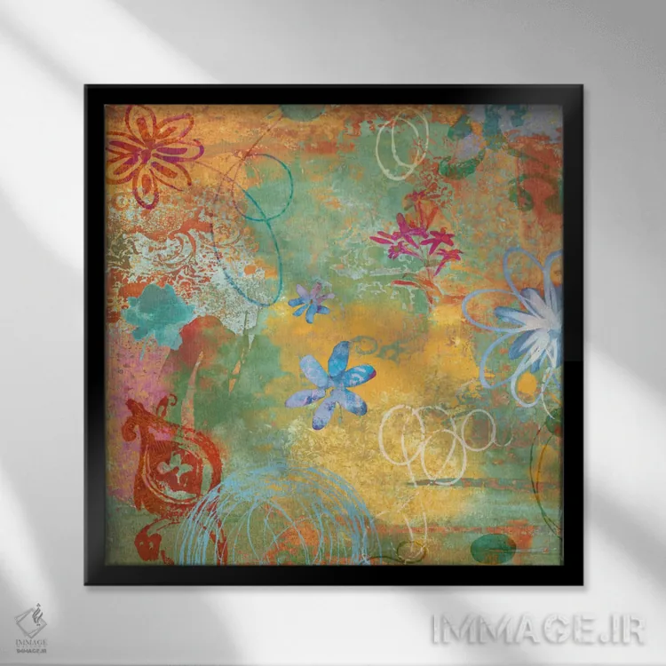 تابلو آرمانشهر نوین ۲ اثر امیلی دان - نمای قابدار مشکی