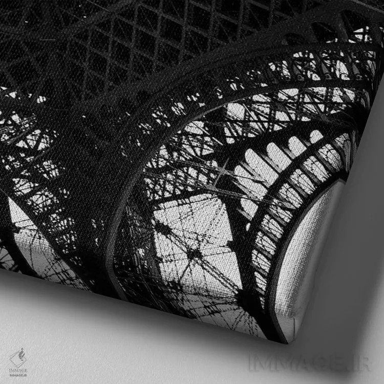 تابلو میدان منظرههای ایفل ۳ اثر امیلی ناواس - نمای نزدیک بافت بوم