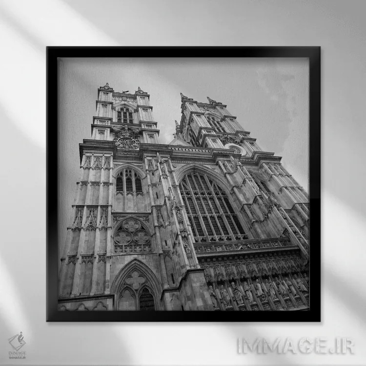 تابلو منظره لندن ۴ اثر امیلی ناواس - نمای قابدار مشکی