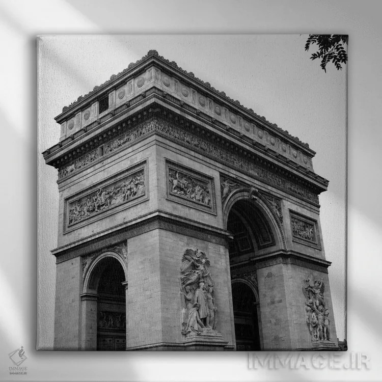 تابلو مناظر پاریس ۱ اثر امیلی ناواس - نمای روبهرو روی دیوار