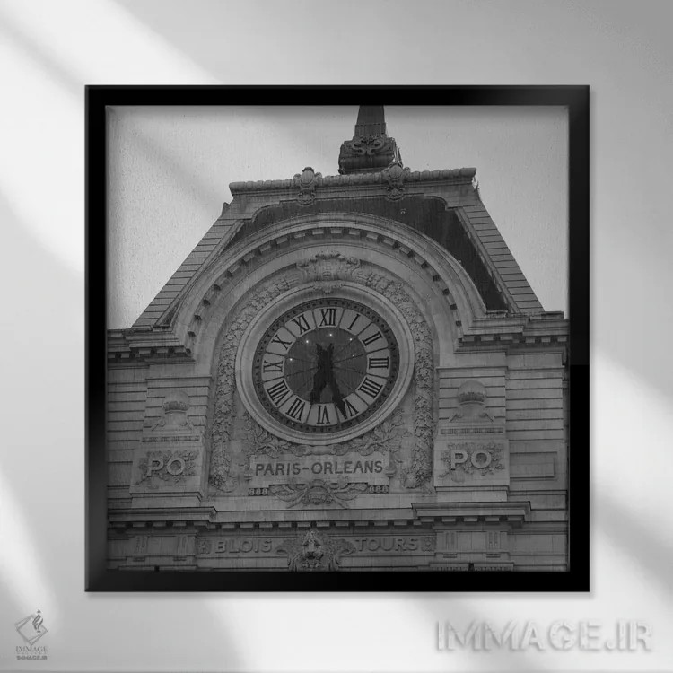 تابلو منظره پاریس ۴ اثر امیلی ناواس - نمای قابدار مشکی