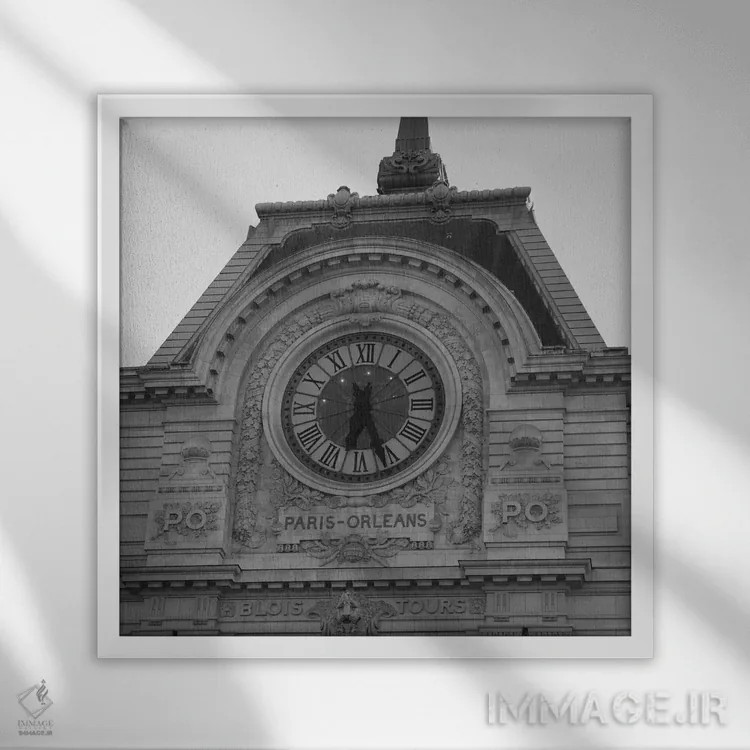 تابلو منظره پاریس ۴ اثر امیلی ناواس - نمای قابدار سفید