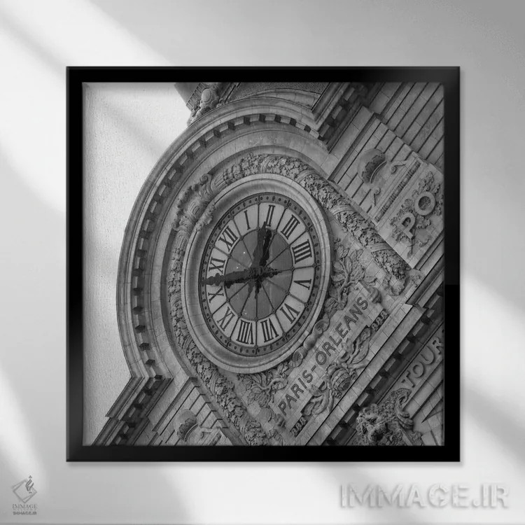 تابلو مناظر پاریس ۳ اثر امیلی ناواس - نمای قابدار مشکی