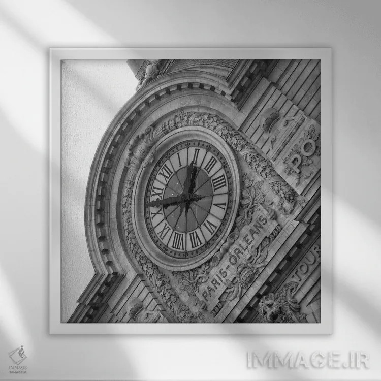 تابلو مناظر پاریس ۳ اثر امیلی ناواس - نمای قابدار سفید