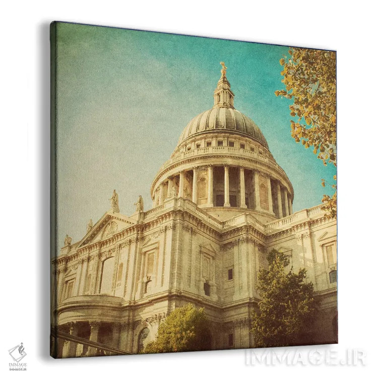 تابلو جاذبههای لندن III (انگلستان) اثر امیلی ناواس - نمای پرسپکتیو محصول