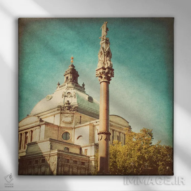 تابلو جاذبههای لندن IV (انگلستان) اثر امیلی ناواس - نمای روبهرو روی دیوار