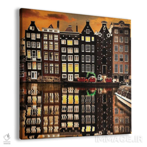 تابلو آمستردام II اثر انزو رومانو - نمای پرسپکتیو محصول