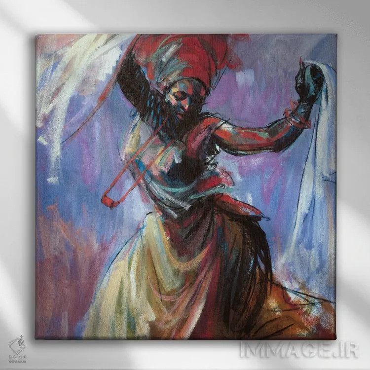 تابلو آزاد شدن اثر ادوسا اوگیگو - نمای روبهرو روی دیوار