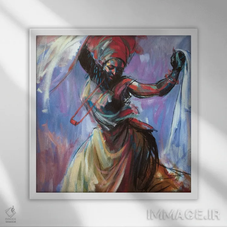 تابلو آزاد شدن اثر ادوسا اوگیگو - نمای قابدار سفید