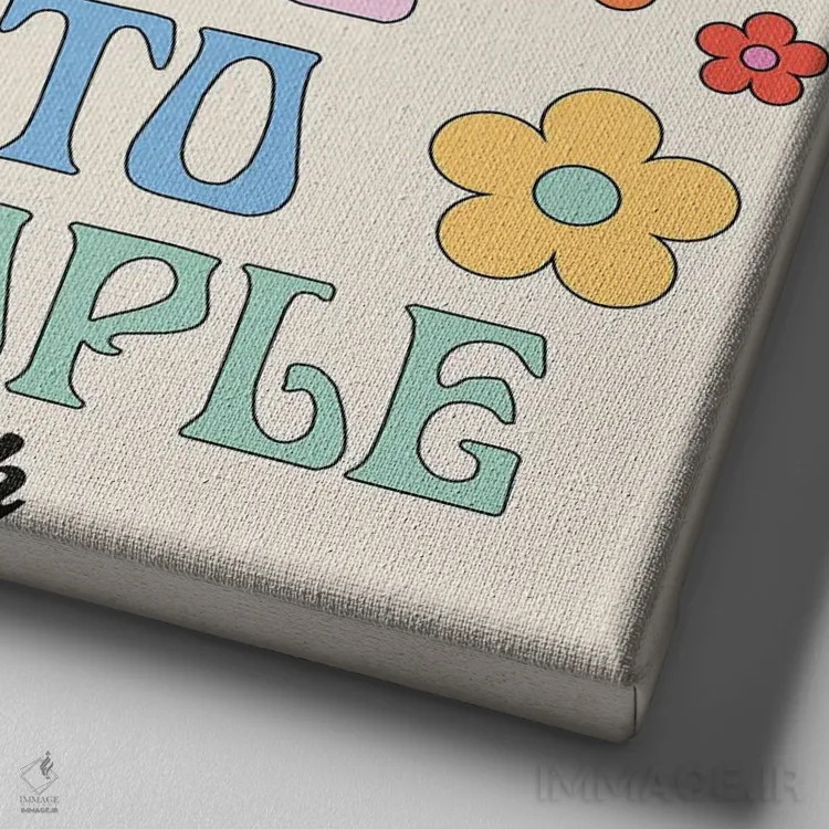 تابلو مردم را دوست داشته باش اثر پاردوکس بینظیر (نام هنری یا استودیوی خلاقانه) - نمای نزدیک بافت بوم