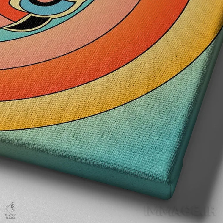 تابلو پروانه اثر پاردوکس بینظیر (نام هنری یا استودیوی خلاقانه) - نمای نزدیک بافت بوم