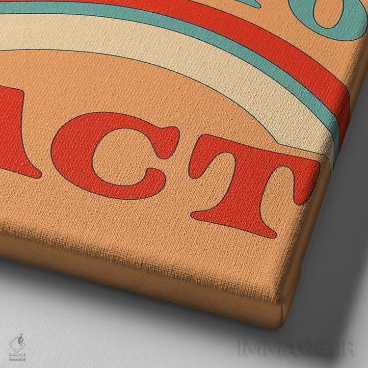 تابلو انرژی باش اثر پاردوکس بینظیر (نام هنری یا استودیوی خلاقانه) - نمای نزدیک بافت بوم