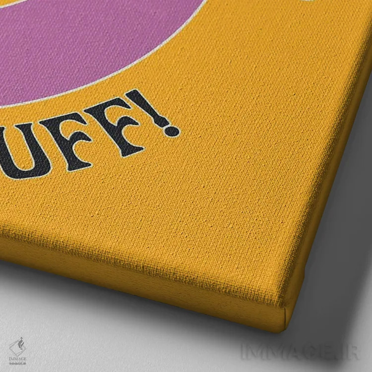 تابلو ساخته شده از جادو اثر پاردوکس بینظیر (نام هنری یا استودیوی خلاقانه) - نمای نزدیک بافت بوم